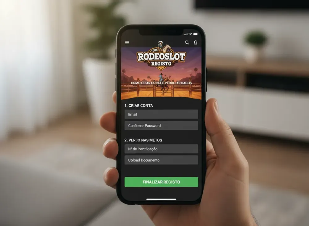 Rodeoslot registo como criar conta e verificar dados